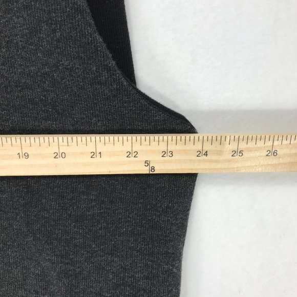 Calvin Klein Sweater Mens XL Black Gray Crew Neck Pullover Logo Long Sleeve - Picture 9 of 9